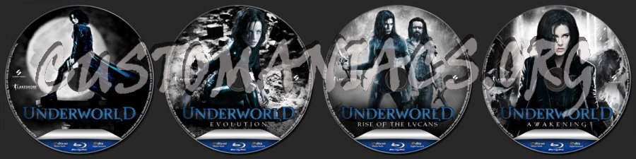 The Underworld Collection blu-ray label