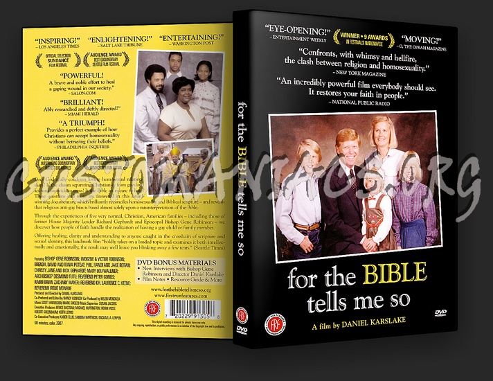 For the Bible Tells Me So dvd cover