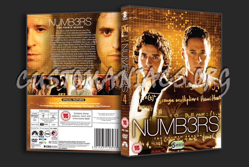 Numb3rs Season 4 dvd cover