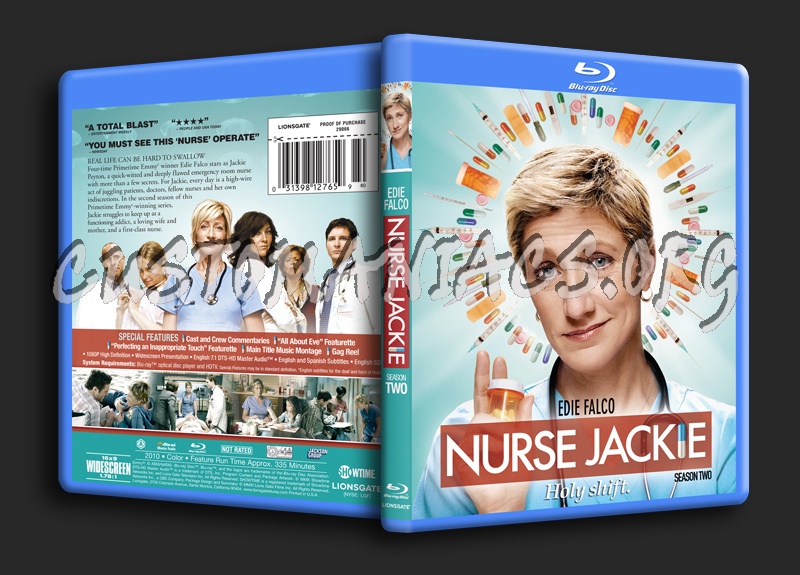 Nurse Jackie Season 2 blu-ray cover