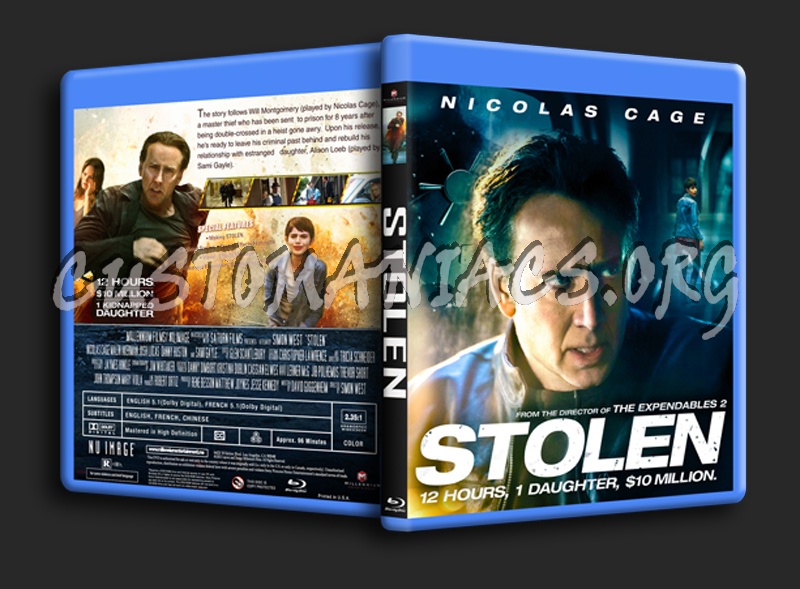 Stolen blu-ray cover