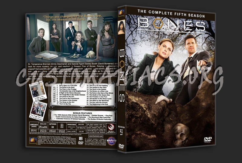 Bones: Seasons 1-7 (3240x2175) dvd cover