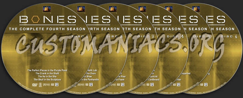 Bones: Season 4 dvd label