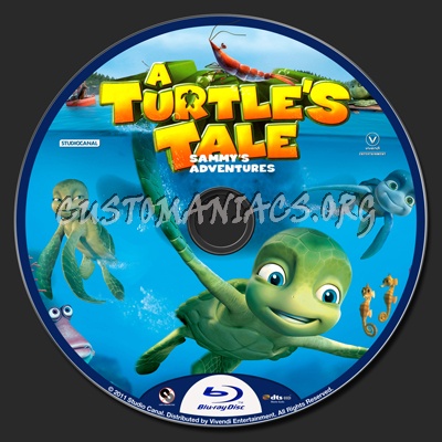 A Turtle's Tale Sammy's Adventures blu-ray label