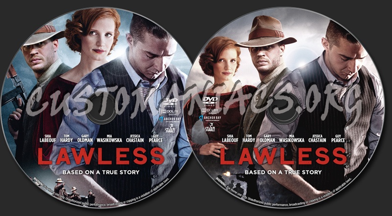 Lawless dvd label