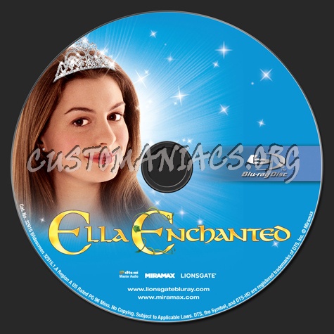 Ella Enchanted blu-ray label