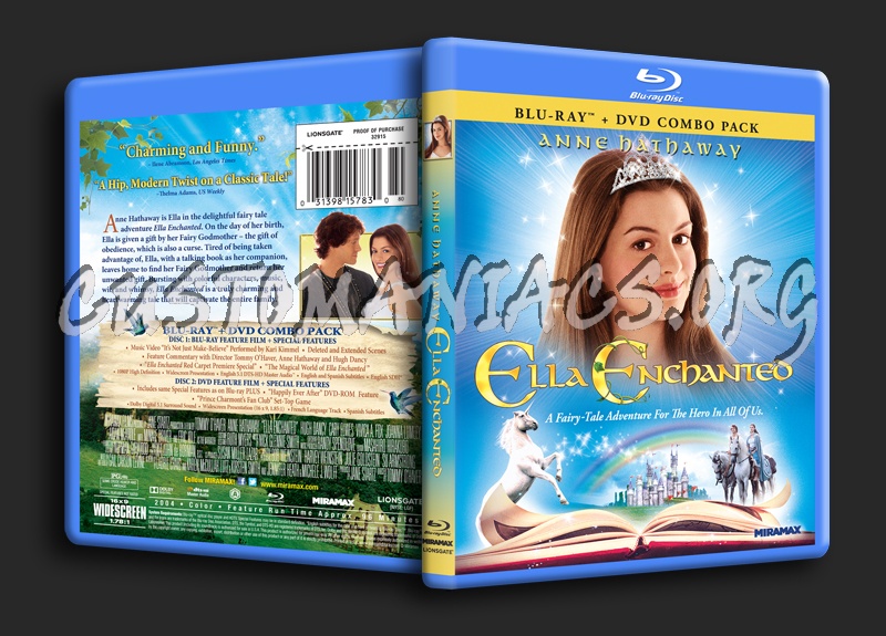 Ella Enchanted blu-ray cover