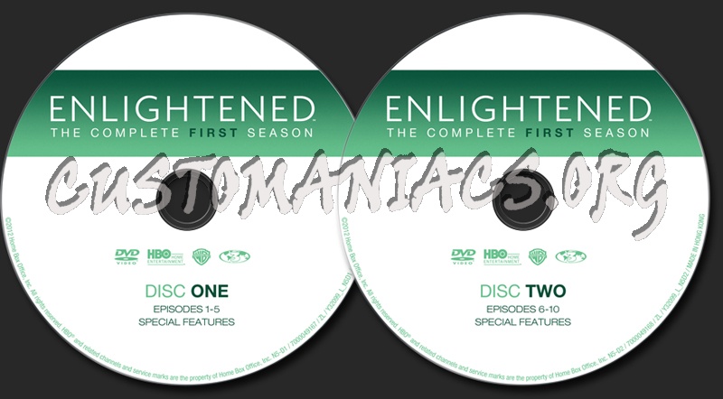 Enlightened Season 1 dvd label