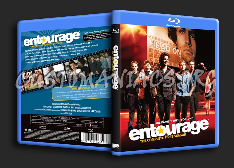 Entourage Season 1 blu-ray cover