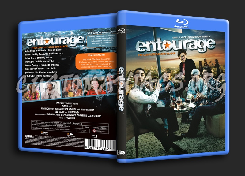 Entourage Season 2 blu-ray cover