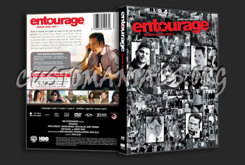 Entourage Season 3 Part 2 dvd cover