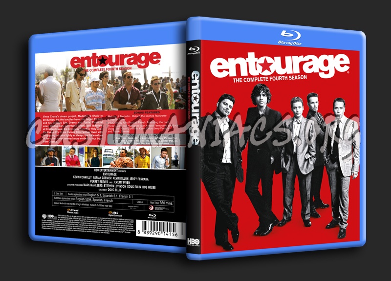 Entourage Season 4 blu-ray cover