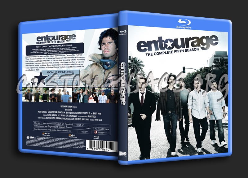 Entourage Season 5 blu-ray cover