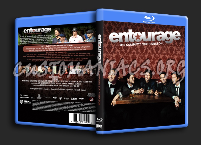 Entourage Season 6 blu-ray cover