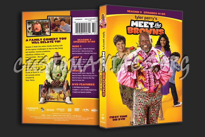 Meet the Browns Season 3 dvd cover