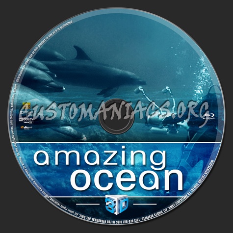 Amazing Ocean 3D blu-ray label