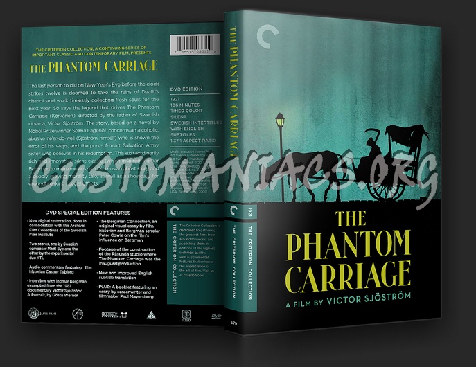 579 - The Phantom Carriage dvd cover