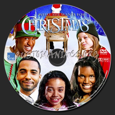 What She Wants for Christmas dvd label