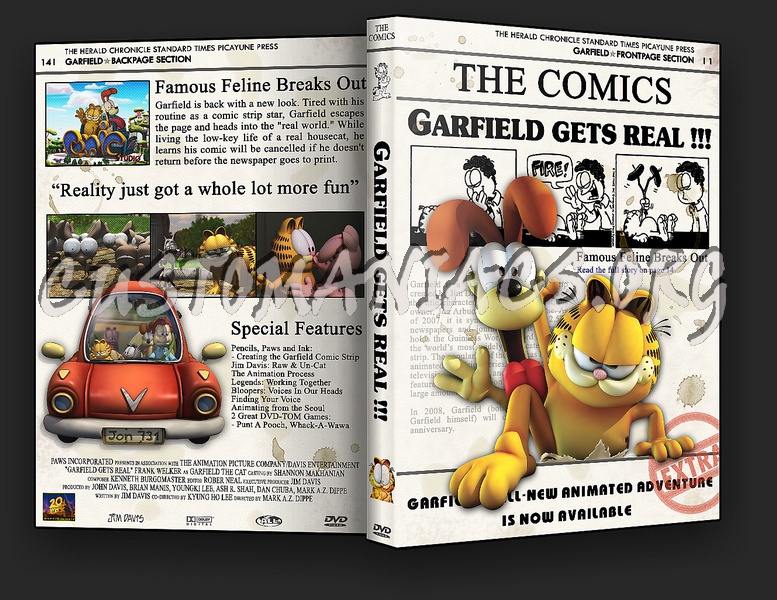 Garfield Gets Real dvd cover