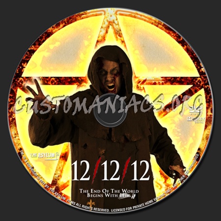 12/12/12 dvd label