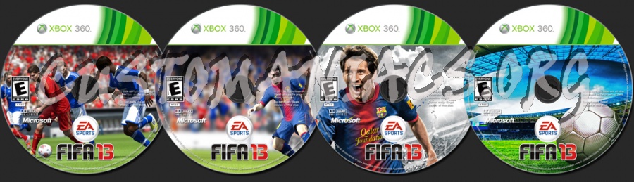Fifa 13 dvd label