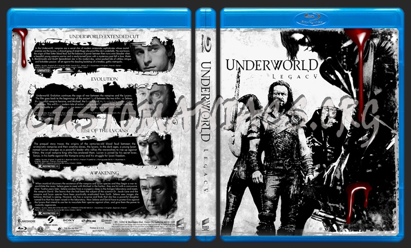 Underworld Legacy blu-ray cover