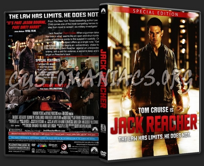 Jack Reacher dvd cover