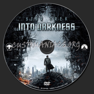 Star Trek : Into Darkness (2013) dvd label