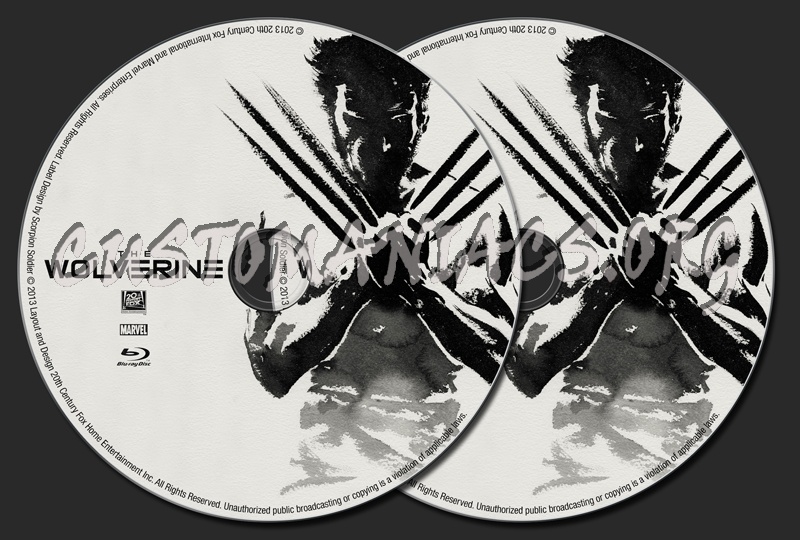 The Wolverine blu-ray label