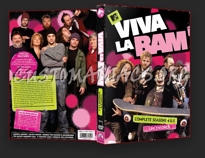 Viva La Bam Season 4 and 5 dvd cover