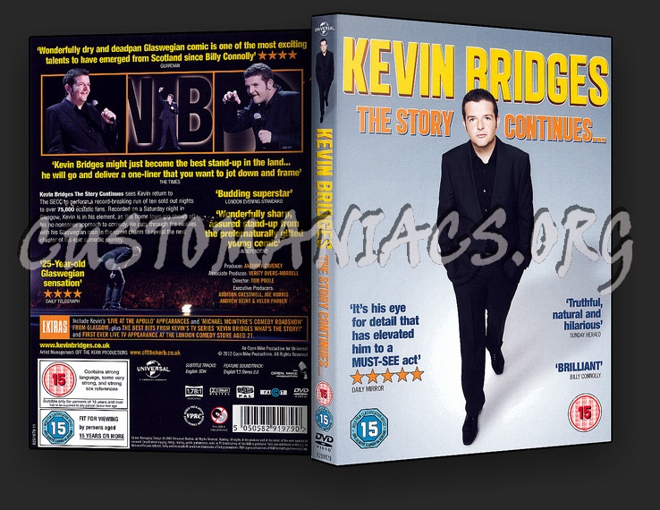 Kevin Bridges The Story Continues ... dvd cover