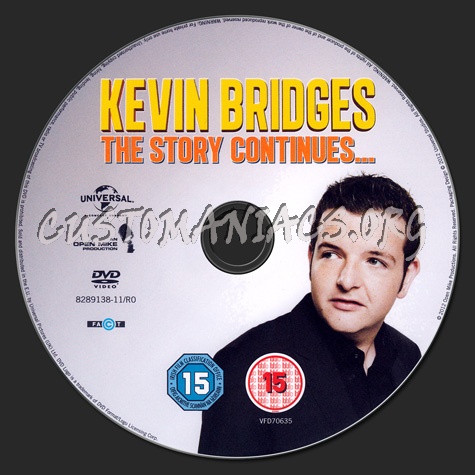 Kevin Bridges The Story Continues ... dvd label