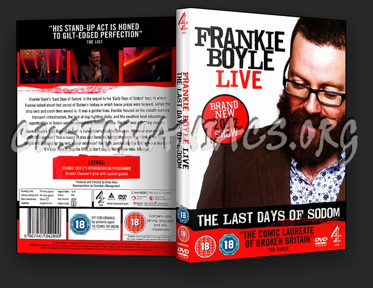 Frankie Boyle Live - The Last Days of Sodom dvd cover
