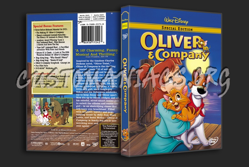 Oliver And Company dvd cover