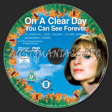DVD Covers & Labels by Customaniacs - View Single Post - On a Clear Day ...