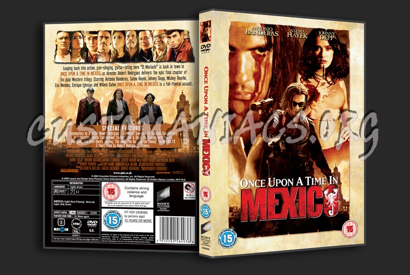Once Upon a Time in Mexico dvd cover