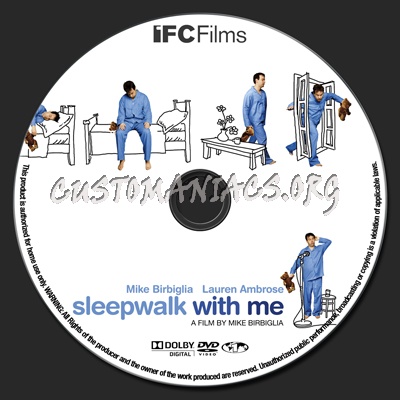 Sleepwalk With Me dvd label