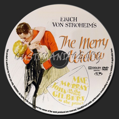 The Merry Widow dvd label
