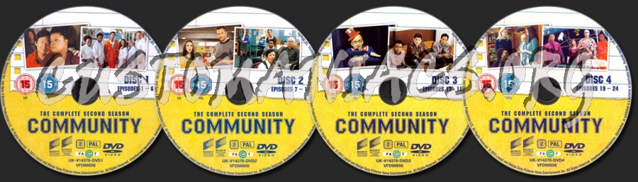 Community Series 2 dvd label