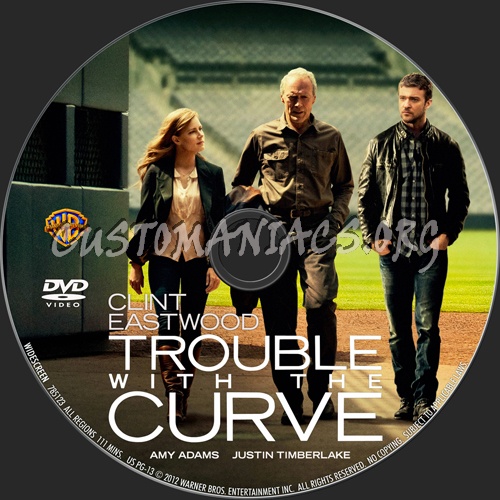 Trouble with the Curve dvd label