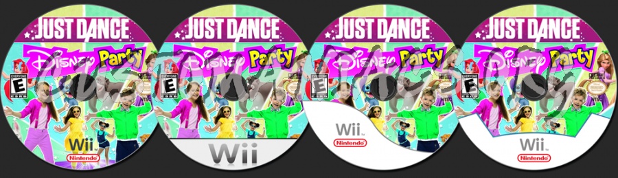 Just Dance Disney Party dvd label