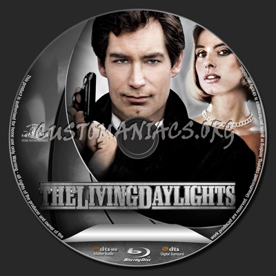The Living Daylights blu-ray label