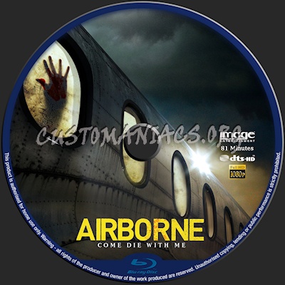 Airborne blu-ray label