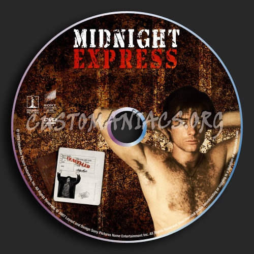 Midnight Express dvd label