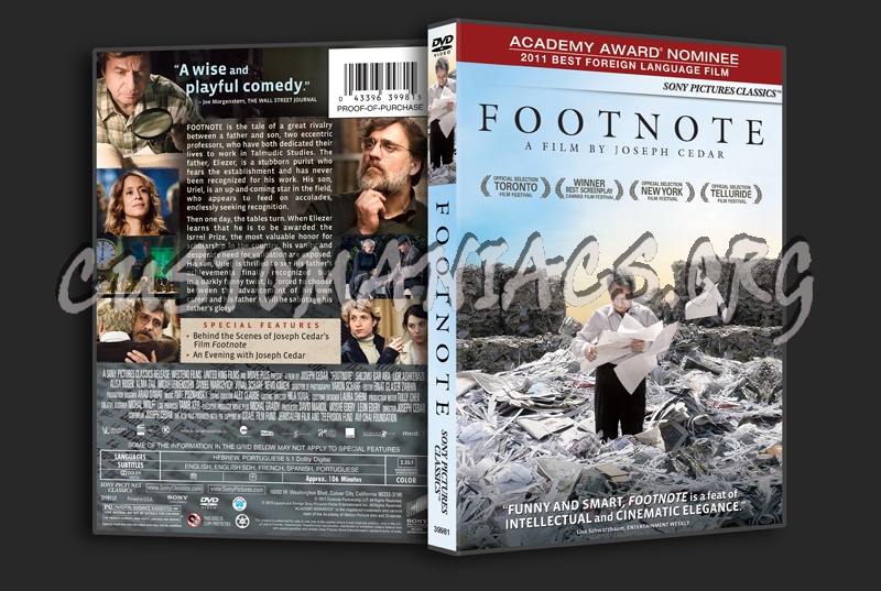 Footnote dvd cover
