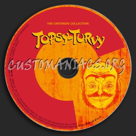 558 - Topsy-Turvy dvd label