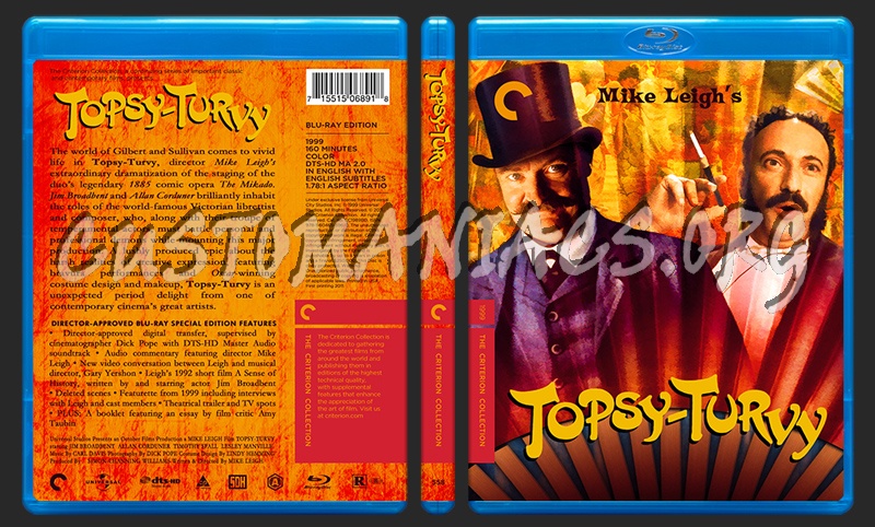 558 - Topsy-Turvy blu-ray cover