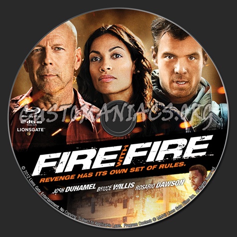 Fire With Fire blu-ray label