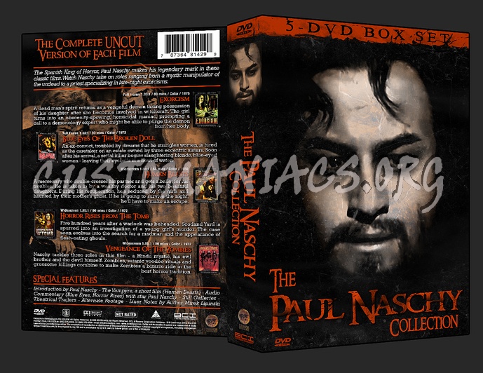 The Paul Naschy Collection dvd cover