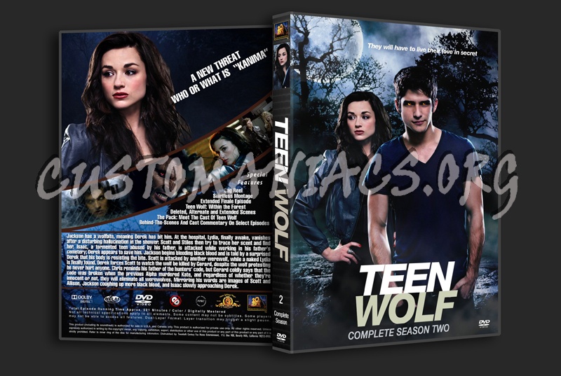 Teen Wolf Season Two dvd cover